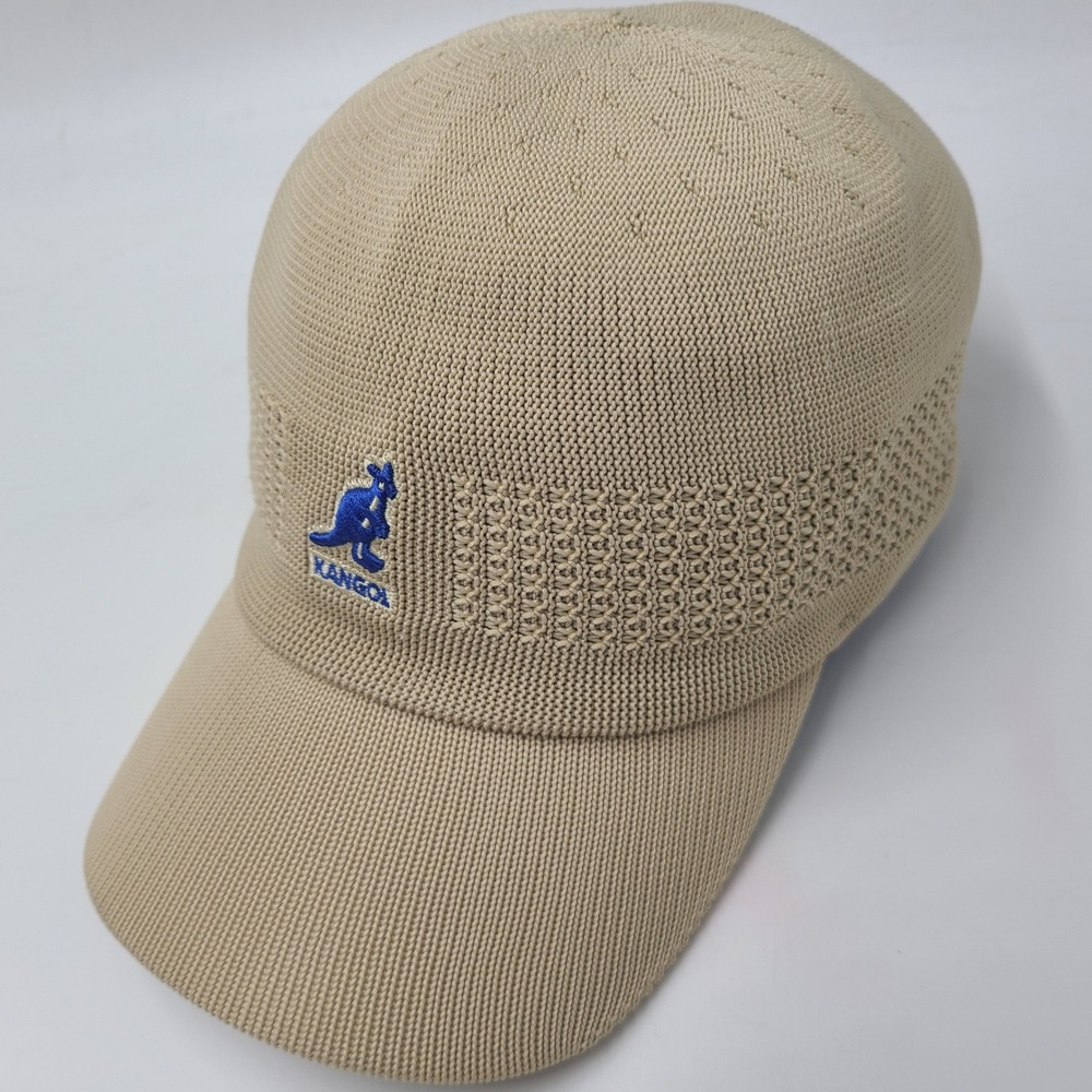 Kangol Hat Fitted (Seems S) Beige Kangol Blue Golf Tropic Ventair Spacecap Men